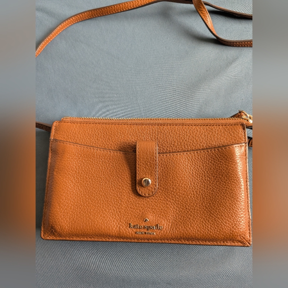 Kate Spade Brown Leather Crossbody Bag